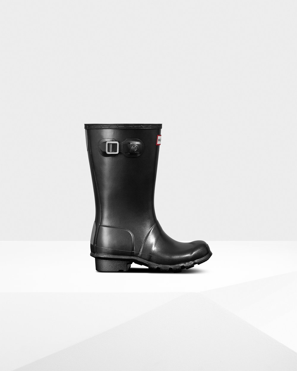 Hunter Original Big Pearlized Rain Boots - For Sale Cheap Kids Black - NTQIZJ586